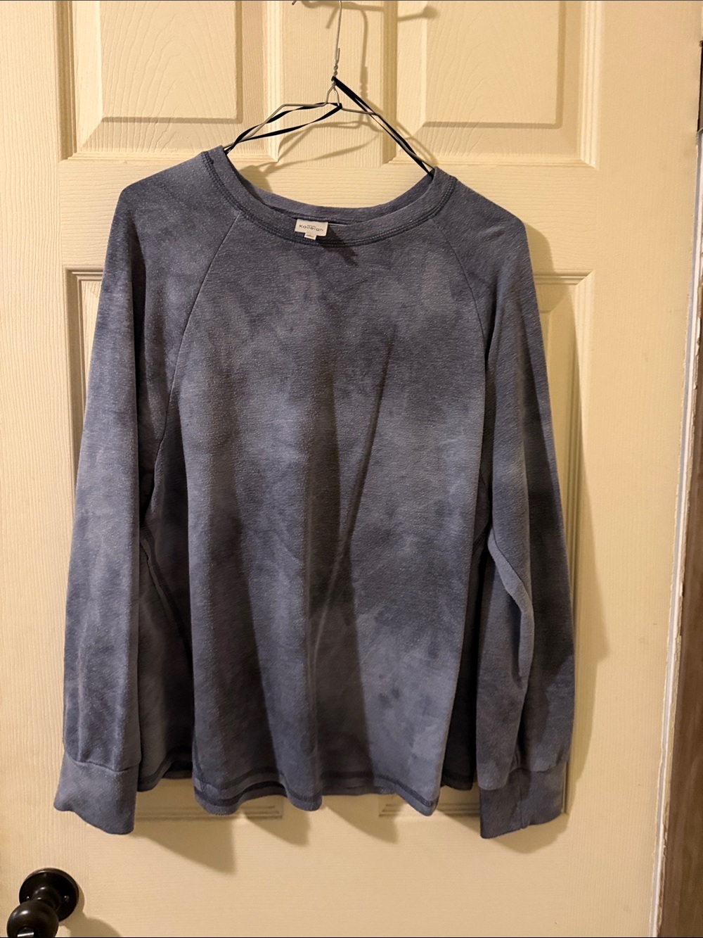 Women’s Washed Slate Blue Crewneck T